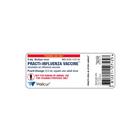 Étiquette de flacon de vaccin anti-grippal Practi 5mL (×100), 1025061, Simulateurs et trainers