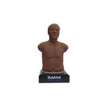 SAM4 Plus auszkultációs tanbábu, sötét bőrű, 1025099, Egészségügyi Szimulátorok