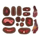 Kit de Moulage Hiperrealista &ndash; Piel Oscura, 1025888, Atenci&oacute;n m&eacute;dica en trauma cr&iacute;tico y atenci&oacute;n m&eacute;dica en emergencias traum&aacute;ticas (Small)