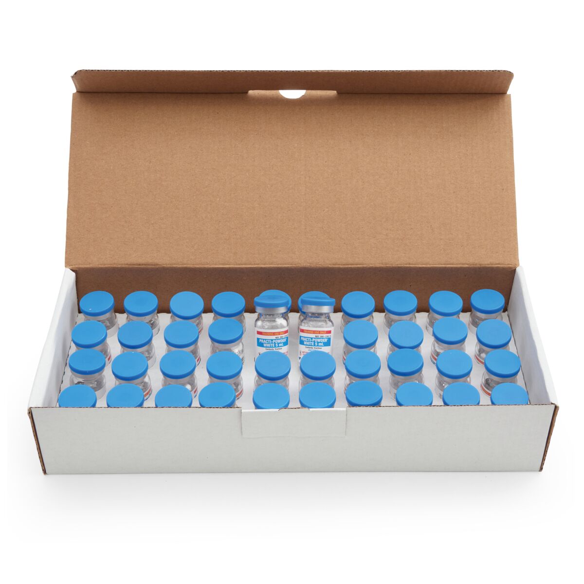 Practi-Powder White 5mL Vial (Pack of 40) | 1026333 | Wallcur | 122PP ...