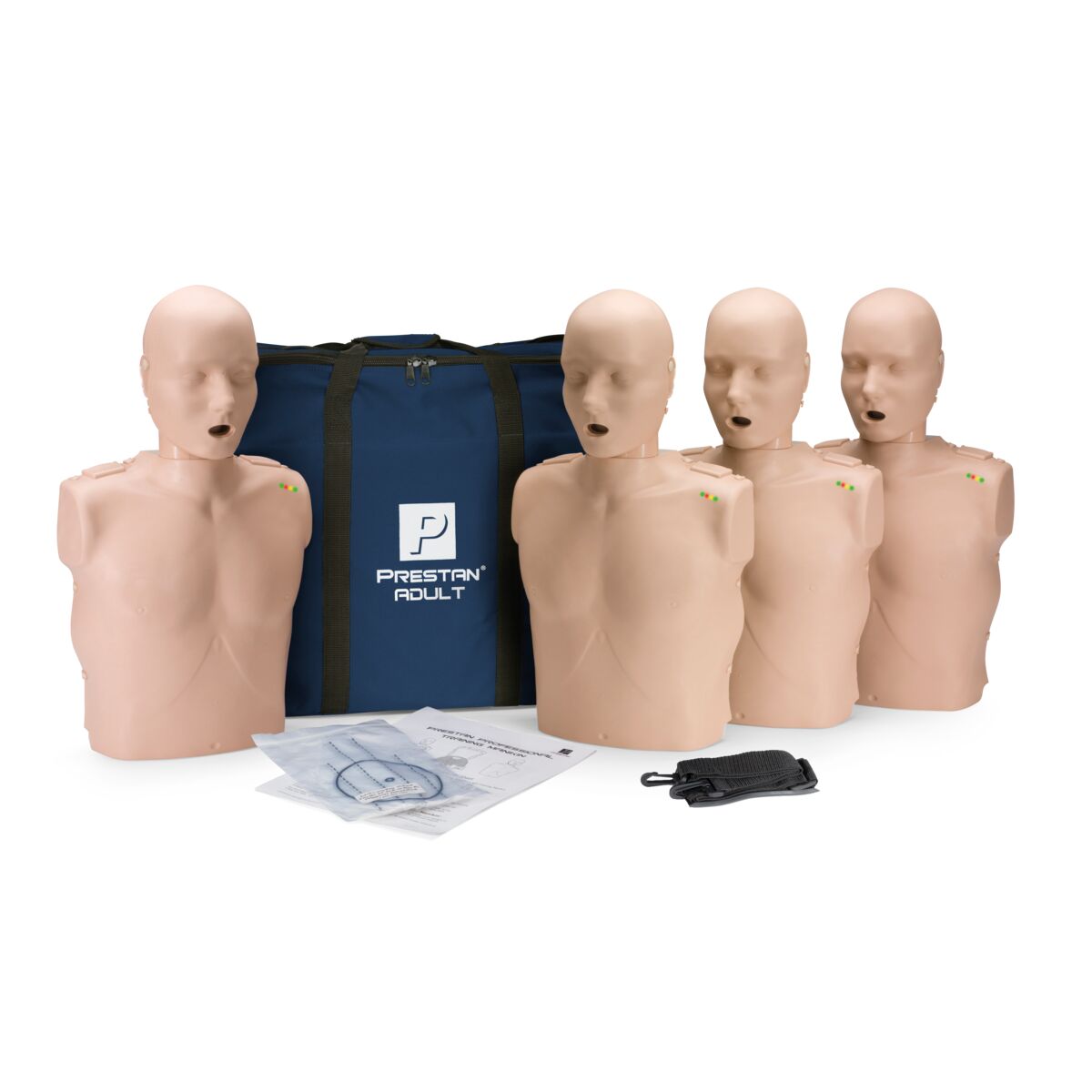Professional Adult Manikin 4-Pack, Light Skin | 1027142 | Prestan | PP ...