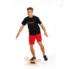 Togu Balanza, 22" x 14" x 3", birch wood w/red balls, 3009992, Exercise Balls (Small)