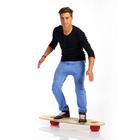Togu Balanza Freeride, 39" x 12" x 6", birch wood w/red balls, 3009995, Exercise Balls (Small)