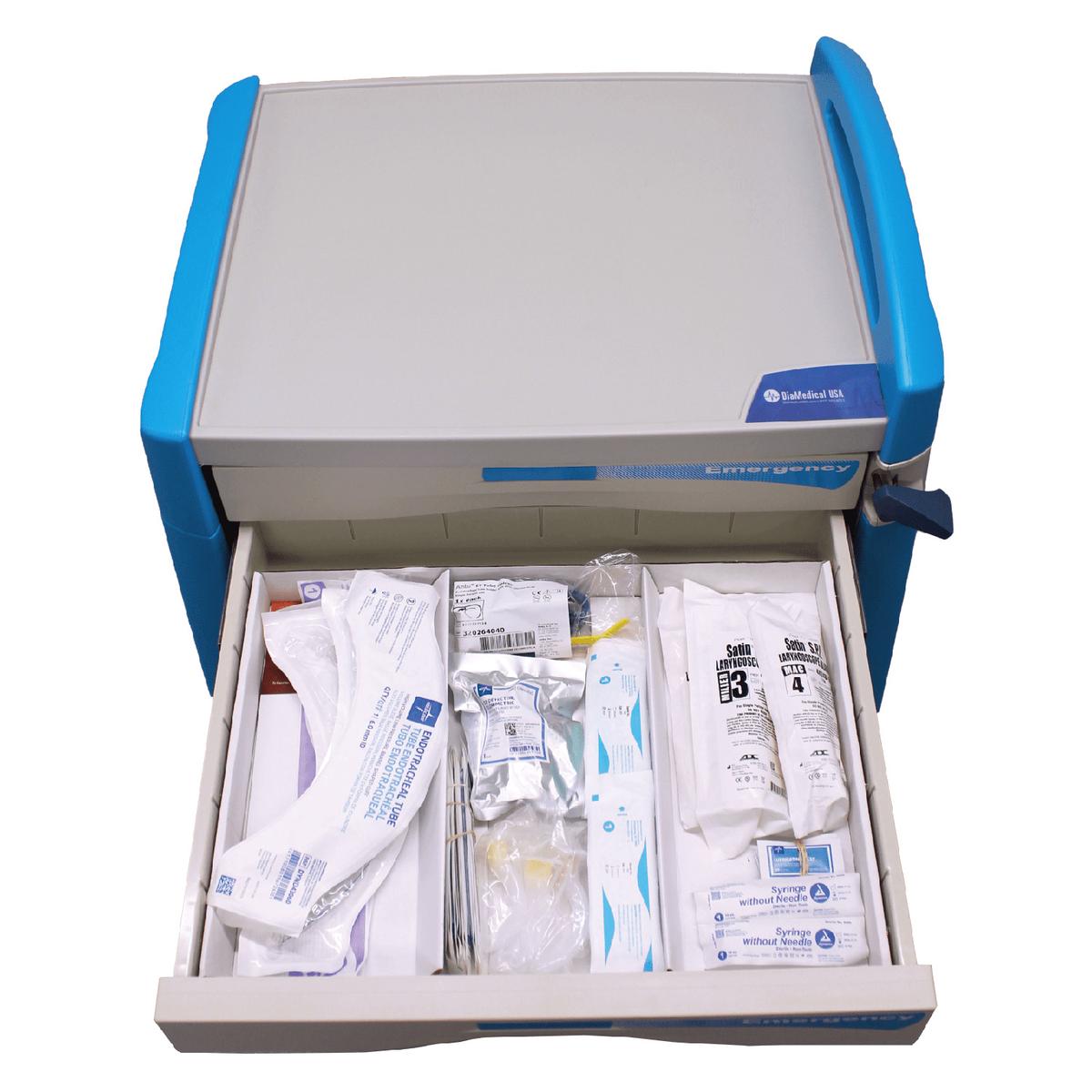 Signature Loaded 5 Drawer Crash Cart #2 Refill - 3017409 - DiaMedical USA -  LC027902 - Replacements - 3B Scientific