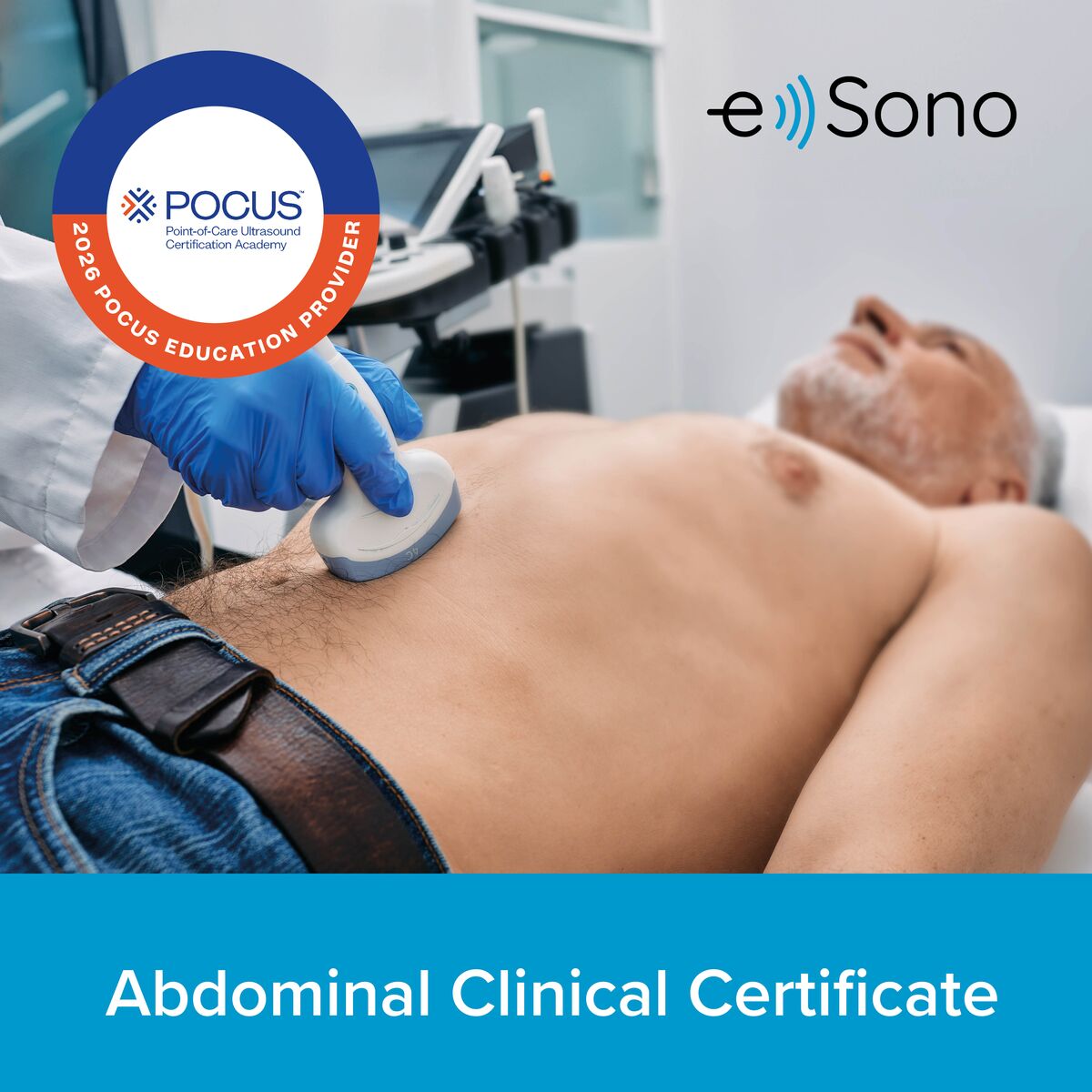 Zertifizierung in abdominaler POCUS-Sonographie | e Sono