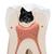 大臼齿，带龋，6部分 - 3B Smart Anatomy, 1013215 [D15], 牙齿模型 (Small)