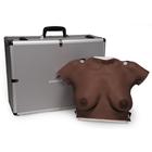 Wearable Breast Self Examination Model W/Case, Dark Skin, 1023307 [L50D], Women's Health Education