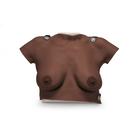 Одеваемая модель для обучения самообследованию молочной железы, тёмный цвет кожи, 1023308 [L51D], Модели женской груди