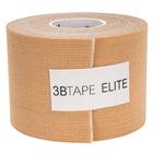 3BTAPE ELITE &ndash; kineziol&oacute;giai tapasz &ndash; b&eacute;zs, 5m x 5 cm-es tekercs, 1018890 [S-3BTEBE], Kineziol&oacute;gia szalag &eacute;s Kinesio tape (Small)