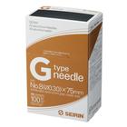 SEIRIN&reg; type G - 0.30 x 75 mm, brown, 100 needles per box, 1022382 [S-G3075], Acupuncture Needles SEIRIN (Small)