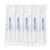 SEIRIN ® tipo J15 - 0,10 x 15 mm, azul, 100 peças por caixa., 1015547 [S-J1015], Silicone-Coated Acupuncture Needles (Small)