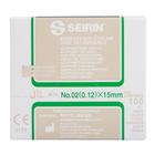SEIRIN &reg; type J &ndash; incomparablement douces;&nbsp;Diam&eacute;tre 0,12 mm&nbsp;Longuer 15 mm,&nbsp;Couleur vert-fonc&eacute;, 1002411 [S-J1215], Aiguilles d&rsquo;acupuncture SEIRIN (Small)
