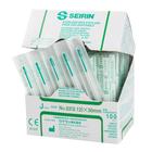 SEIRIN ® J-Type - 0.12 x 30 mm, dark green handle, 100 pcs. per box., 1002412 [S-J1230], 硅胶涂层针灸针