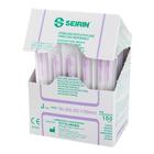 S-J2550 SEIRIN J-Type needle with guide tube; Diameter 0.25 mm Length 50 mm Colour violet, 1002425 [S-J2550], Acupuncture Needles SEIRIN (Small)