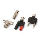 Adapter, BNC Plug/4 mm Jacks, 1002750 [U11259], Experiment Leads and Cables (Small)