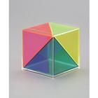 Cubo, com Três Pirâmides Removíveis, 1019342 [U12412], Sistemas matemáticos