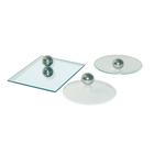 Bandejitas de cristal de reloj, 120 mm, juego de 10, 1002869 [U14201], Cristaler&iacute;a (Small)