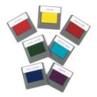 Filtri colore, set di 7, 1003084 [U19530], Diaframmi, oggetti di diffrazione e filtri