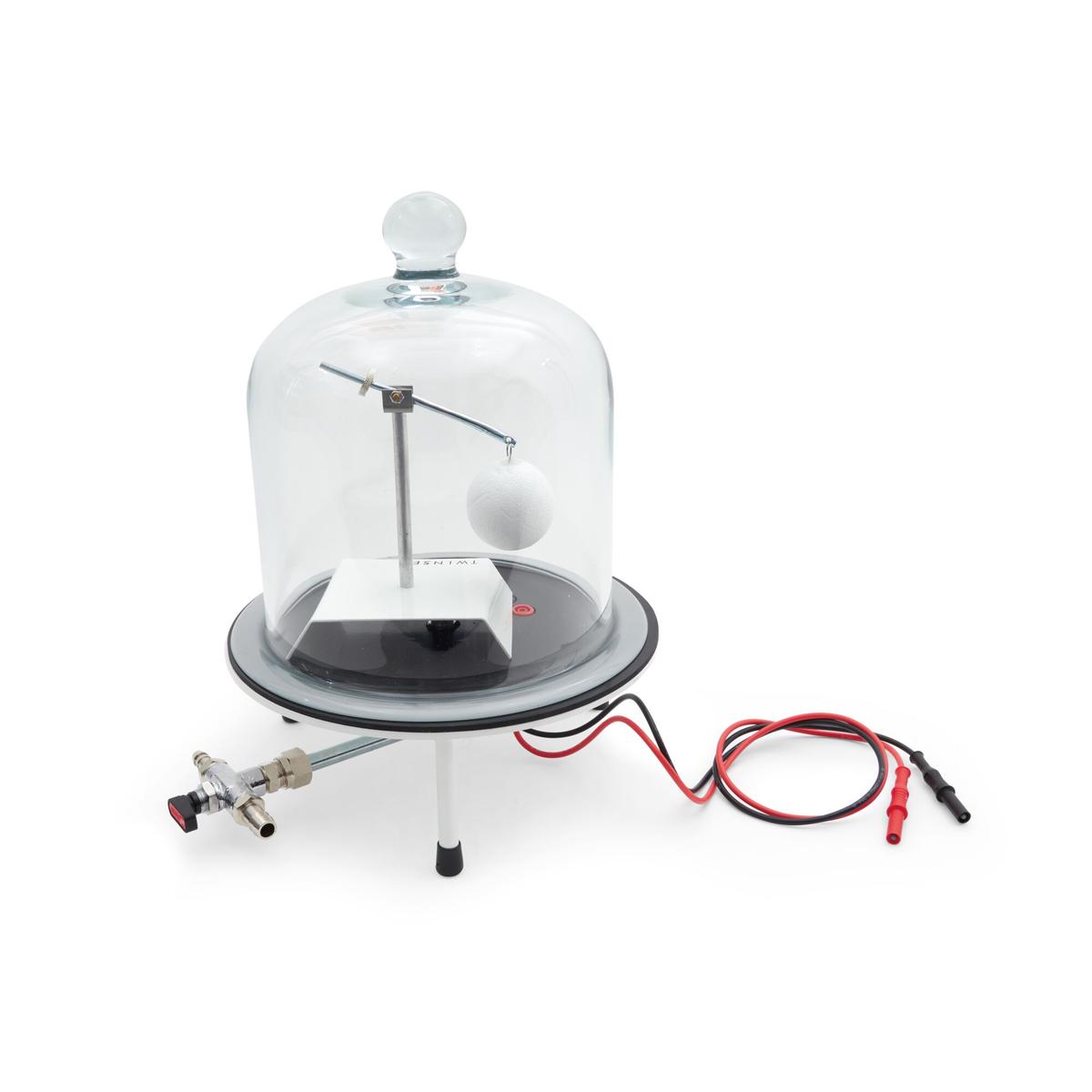Kit Esperimento Fisica Del Suono Campana Sottovuoto Con Base, Camera A Vuoto Con Pompa, Barattolo Esperimento Propagazione Suono Nel Vuoto - 3