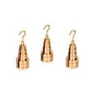 Yarıklı ağırlık seti, kancalı askı d&acirc;hil, 3 par&ccedil;alı set, 1000676 [U30019], Terazi Ağırlıkları (Small)