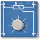 Potentiometer 1 kOhm, 1 W, P4W50, 1012936 [U333044], Plug-In Component System