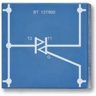 Triac, BT 137/800, P4W50, 1012980 [U333088], Plug-In Component System