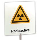 Cartaz de aviso "Radioativo", 1000919 [U8483218], Física