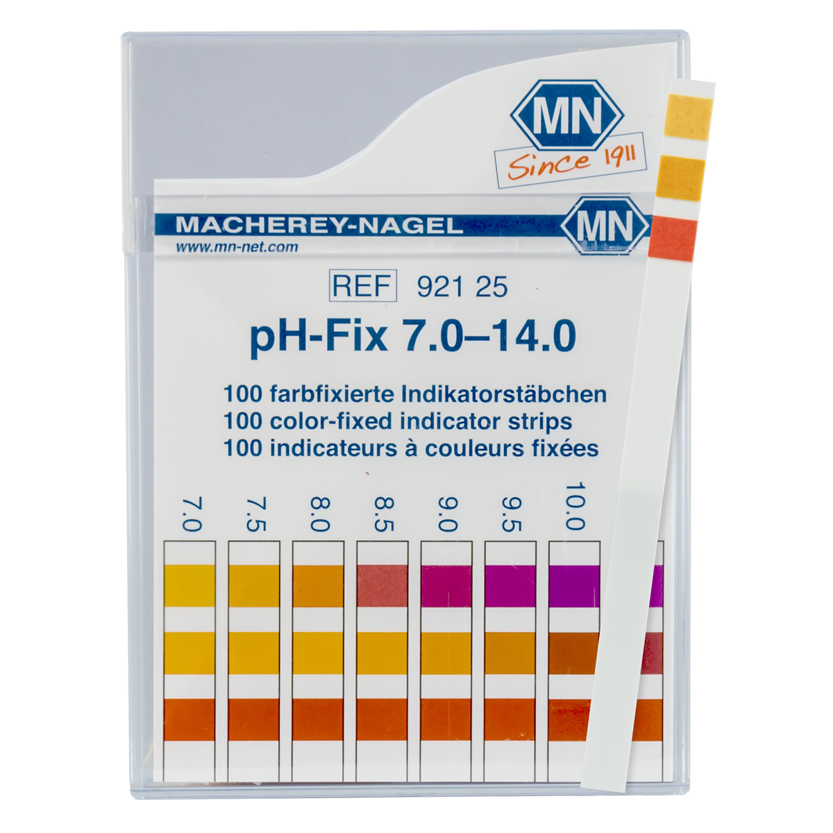 BANDELETTE pH FIX 7.0-14.0 NON MIGRANTE MACHEREY NAGEL® x 100 *** -  Atlantic labo ics