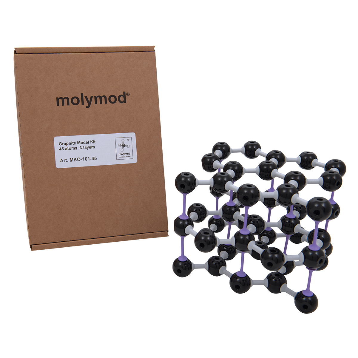 Kit de grafito, molymod® - 1005283 - W19707 - Molymod - MKO-101-45 - Modelos  moleculares - 3B Scientific