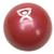 Cando Plyometric Weighted Ball, red, 3.3 lbs | Alternative to dumbbells, 1008994 [W40122], Weights (Small)