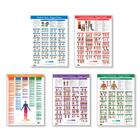 Trigger Point Charts Complete Set of 5, W41172C5, Acupuncture