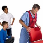 Act+Fast Rescue Choking Vest - Red with Slap Back, 1014589 [W43300R], BLS Adult (Small)