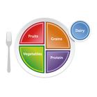 MyPlate 饮食指导餐盘, 1018316 [W44791], 肥胖与饮食失调教育