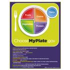 MyPlate 卡片, 带有食物分组提示, 1018321 [W44791TP], 肥胖与饮食失调教育
