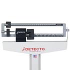 Detecto Dual Reading Eye-Level Physicians Scale w/ Height Rod, 1017447 [W46247], Professional Scales (Small)