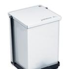 Step-On Can 48qt. White, W46261, Waste Receptacles