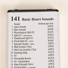 기본 심장 소리 소리 메뉴  Basic Heart Sounds Sound Menu, 1018175 [W49423], 청진