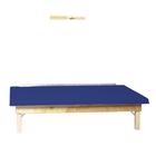 Wall Mounted Mat Platform 4x7x20H in ROYAL BLUE, W50812RB, Mat Platform Tables (Small)