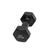 Cando Dumbbell - 8 lbs. Black, 1015478 [W53645], Dumbbells - Weights (Small)