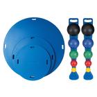 CanDo® MVP 3 board circ set, with 10 Balls and 2 racks, 3005275 [W54596], Balance and Stabilisation