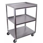3 Shelf Stainless Steel Utility Cart, W56105, Medical Carts