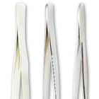Fine Point Forceps, 4.5", Curved, Nickel, W57915, Dissection Instruments