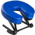 Descanso para cabeça ajustável, com braçadeiras de metal - azul escuro, 1013732 [W60603B], Mesas e cadeiras de massagem