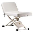 Oakworks ProLuxe Lift-Assist Backrest Table, 31", White, W60737, Mesas Altas-Bajas