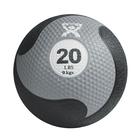 Medizinball aus Gummi CanDo® - 9,1 kg - silber | Alternative zu Kurzhanteln, 1015462 [W67557], Therapie und Fitness