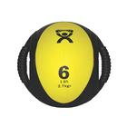 Cando Dual Hand Medicine Ball - 6 lb - yellow | Alternative to dumbbells, 1015466 [W67561], Exercise Balls