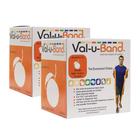 Val-u-Band, 2 db-os készlet, narancssárga 2x45 m, 1018038 [W72034], Gimnasztikai szalagok