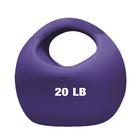 CanDo® One Handle Medicine Ball, 20 lb Purple, W72169, Weights